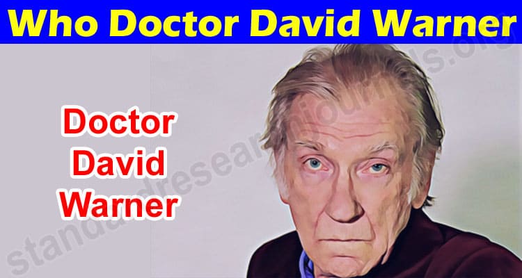 Latest News Who Doctor David Warner